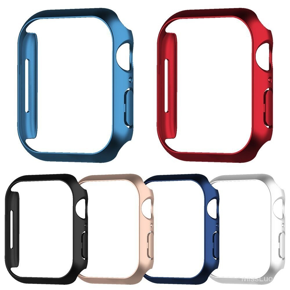 เคสนาฬิกาสําหรับ Apple Watch Case 45 มม . 41 มม . ฝาครอบป ้ องกันพีซีสําหรับ Apple Watch Series 7