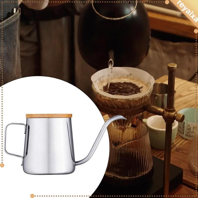 [Reyalxa ] Pour over Coffee Kettle 250 ml พร ้ อมฝาปิด Coffee Tea Pot Coffee Bar