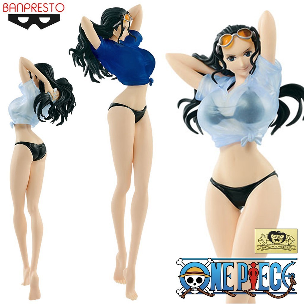 พร้อมส่ง Model Figure งานแท้  แมวทอง One Piece วันพีซ Nico Robin นิโค โรบิน Color Change Cold Hot ชุดเปลี่ยนสีได้