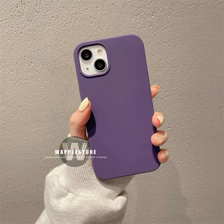 SET06 Silicone กำมะหยี่ เคสซิลิโคนสีพื้นกำมะหยี่ เคสสำหรับรุ่นไอโฟน78/SE-17 17Air 17Pro 17ProMax