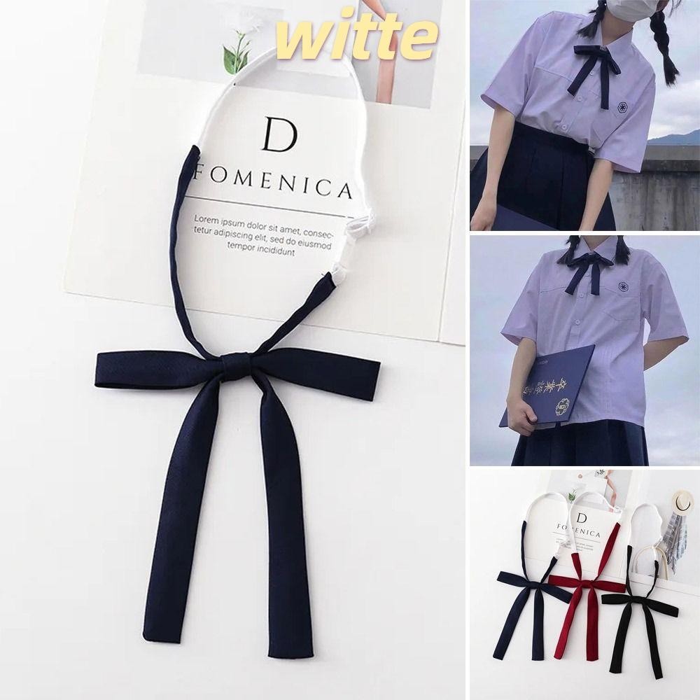 Witte ผูกโบว์ ทำด้วยมือผูกโบว์ดอกไม้ปก ญี่ปุ่นสไตล์เจเค คอสเพลย์เสื้อผ้าอุปกรณ์ ผูกโบว์ ผู้หญิง
