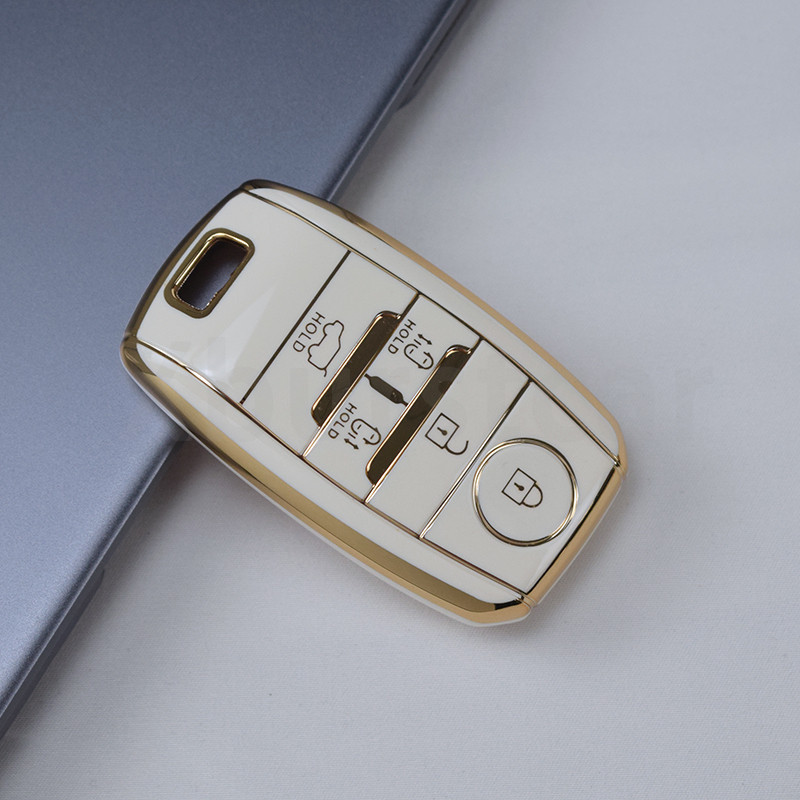 5 ปุ่ม TPU ฝาครอบกุญแจสําหรับ KIA Sedona 2020 Sorento Grand Carnival 2015 2016 2017 2018 2019 ผู้ถือกุญแจรถพวงกุญแจเชลล์ - รูปที่ 5