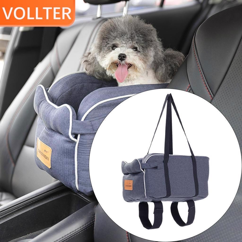 1/2/3 Portable and Secure Dog Cat Puppy Booster Car Seat Console Travel Seat