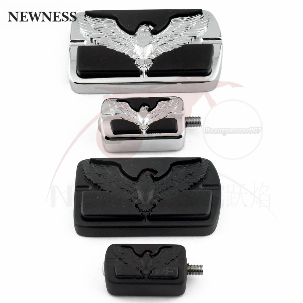 NE Brake Pedal Pad Cover Rubber Shifter Peg For Harley Sportster XL 883 1200 Softail DYNA Street XG 