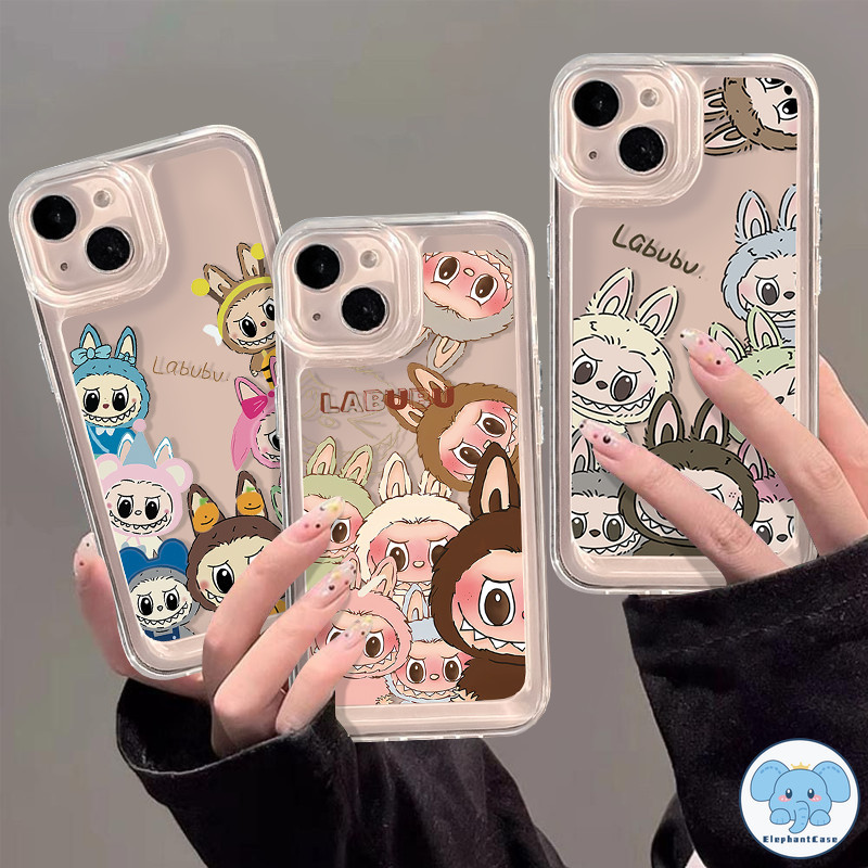 เคส Pop Mart Labubu สุดน่ารักสำหรับ VIVO Y20 Y15 Y12 Y35 Y12i Y51 Y17 Y21 Y33s Y91 Y20i Y31 Y12s Y15s Y11s Y12A Y21s