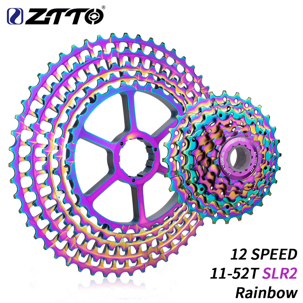 ZT 12 Speed Rainbow Cassette 11-52T SLR2 12s MTB 12Speed UltraLight K7 12V 413g Freewheel Mountain B