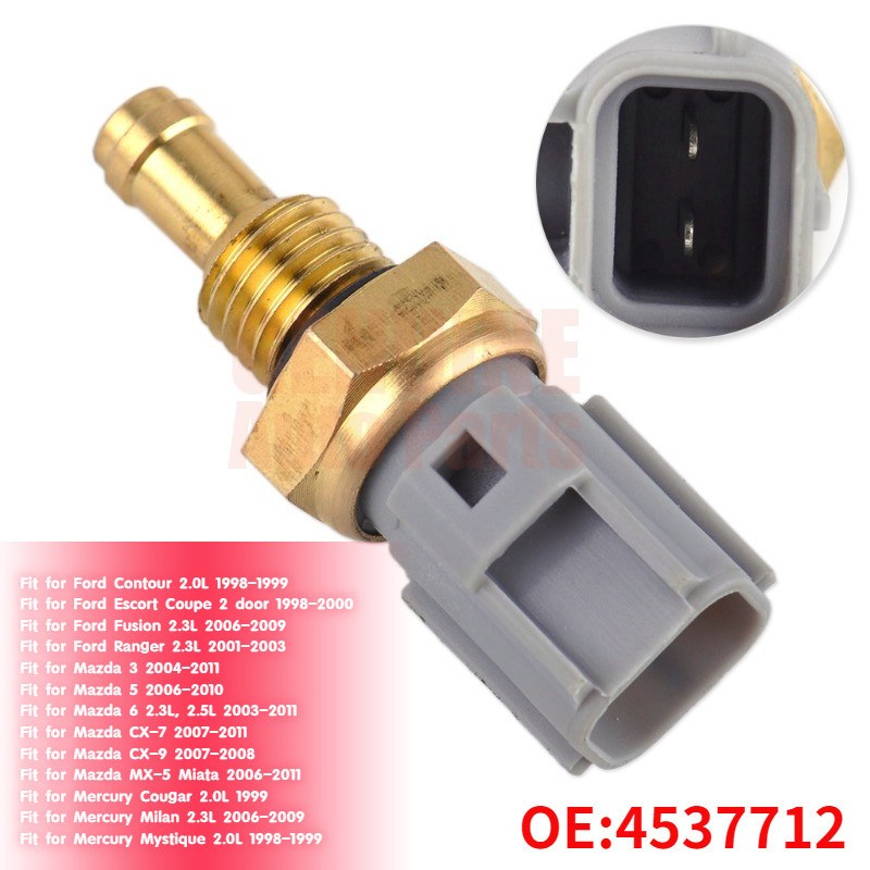 เซ็นเซอร์อุณหภูมิน้ําหล่อเย็นเครื่องยนต์เหมาะสําหรับ Ford Contour Fusion Mazda 3 5 6 CX-7 Mercury 4537712