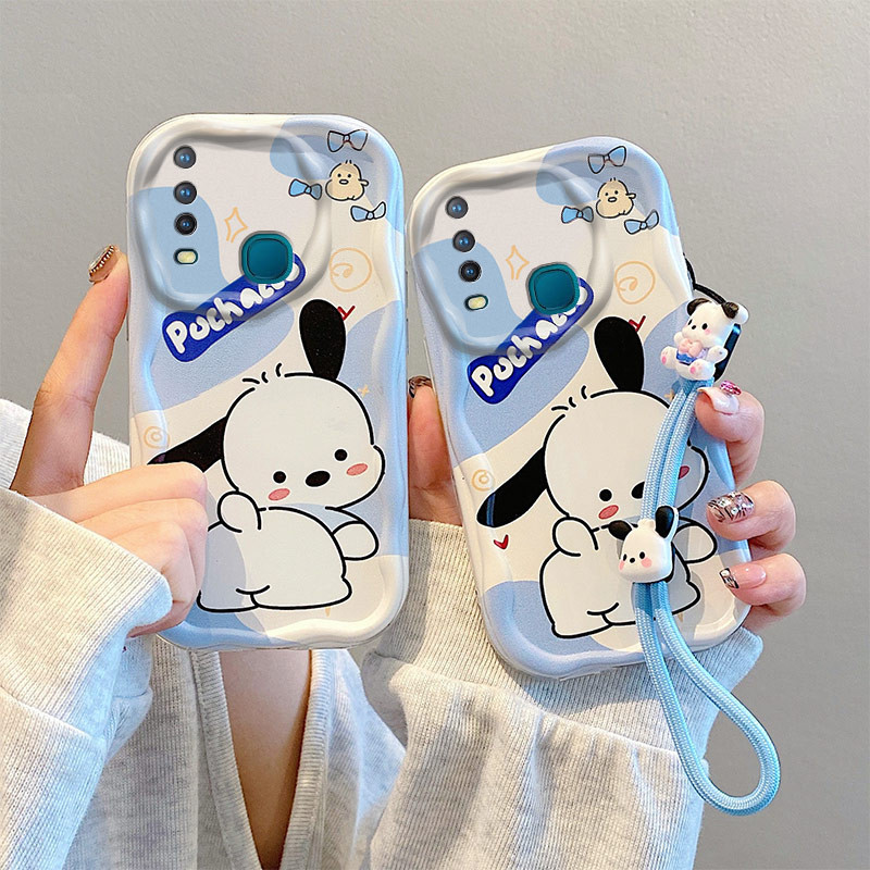 เคส VIVO Y11 Y12 Y15 Y16 Y17 Y19 โทรศัพท์น่ารักป้องกันกรณี + สร้อยข้อมือน่ารัก MR