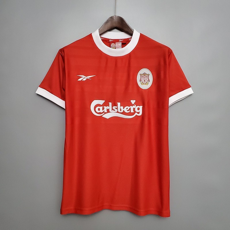 Lfc 85 86 95 96 98-99 Home AWAY Retro เสื ้ อฟุตบอลฟุตบอลฟุตบอล LIV