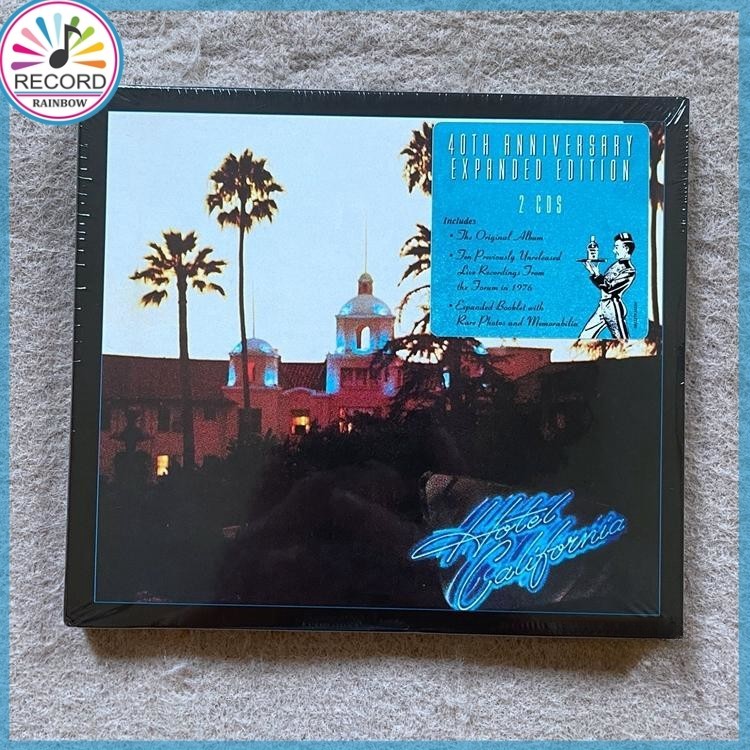 Eagles Hotel California 40th Anniversary Edition Two CDS Original Album [ ปิดผนึก ] ใหม ่ เอี ่ ยม