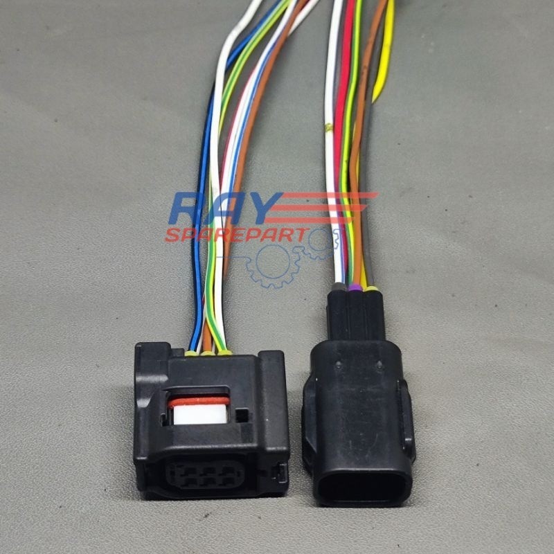 Yamaha NMAX AEROX LEXI 6 PIN FULL ORIGINAL ซ็อกเก็ตสายเคเบิลเซ็นเซอร์ CKP ดั้งเดิม