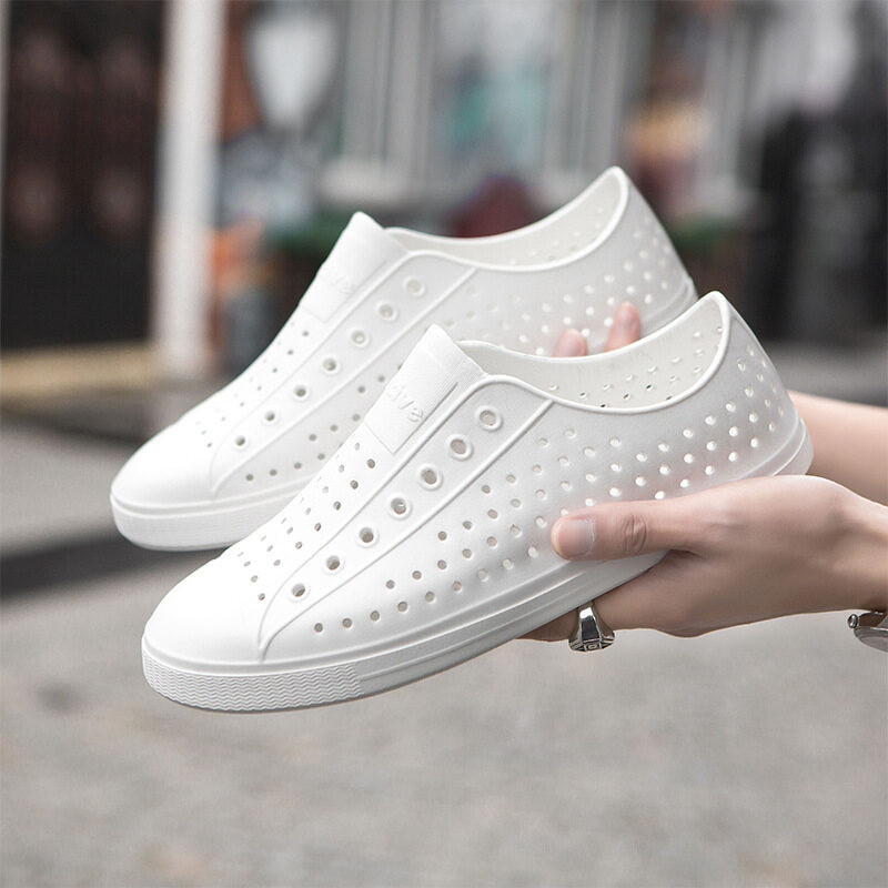 MIV- 2024🚚พร้อมส่ง🚚36-45 รองเท้าคนหัวครัว รองเท้ายางแบบสวม ใส่ลุยน้ำ ได้ทั้งผู้ชายและผู้หญิง ขนาด