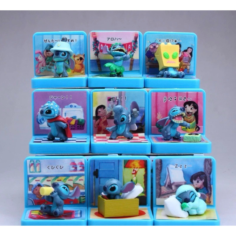 LILO & STITCH MOVIE SCENE BLIND BOX 9 ออกแบบฟิกเกอร์ (070438)