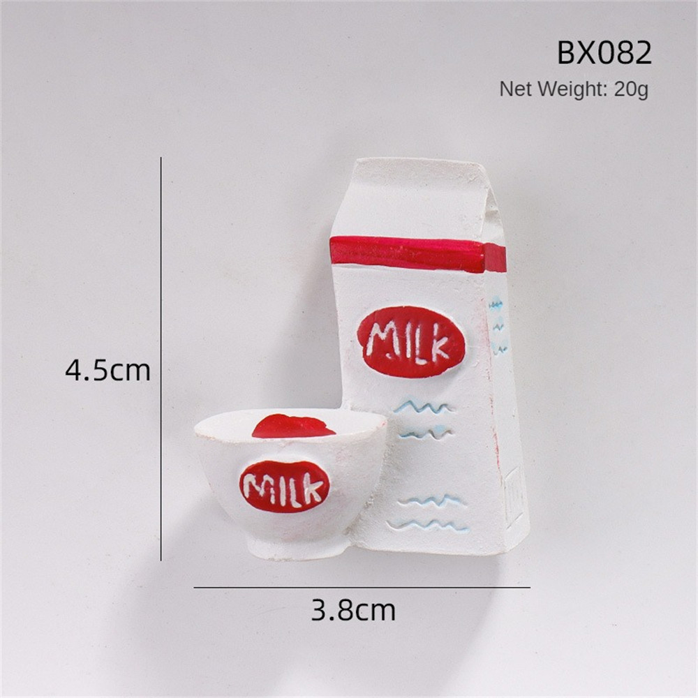 3d อาหารชุดแม่เหล็กตู้เย็นการ์ตูนขนมปังสติกเกอร์แม่เหล็กตู้เย็นของขวัญภาพข้อมูลสติกเกอร์แม่เหล็กตะขอ TH - รูปที่ 4