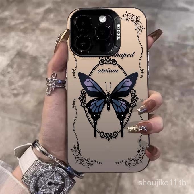ผีเสื ้ อเรียบง ่ ายระดับไฮเอนด ์ เหมาะสําหรับ Apple 15/14/13 เคสโทรศัพท ์ iPhone12/11Promax7/8plus ETS6
