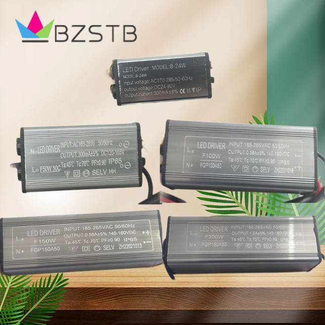 Bzstb หม้อแปลงพาวเวอร์ซัพพลาย LED 8-24W 50W 100W 150W 200W