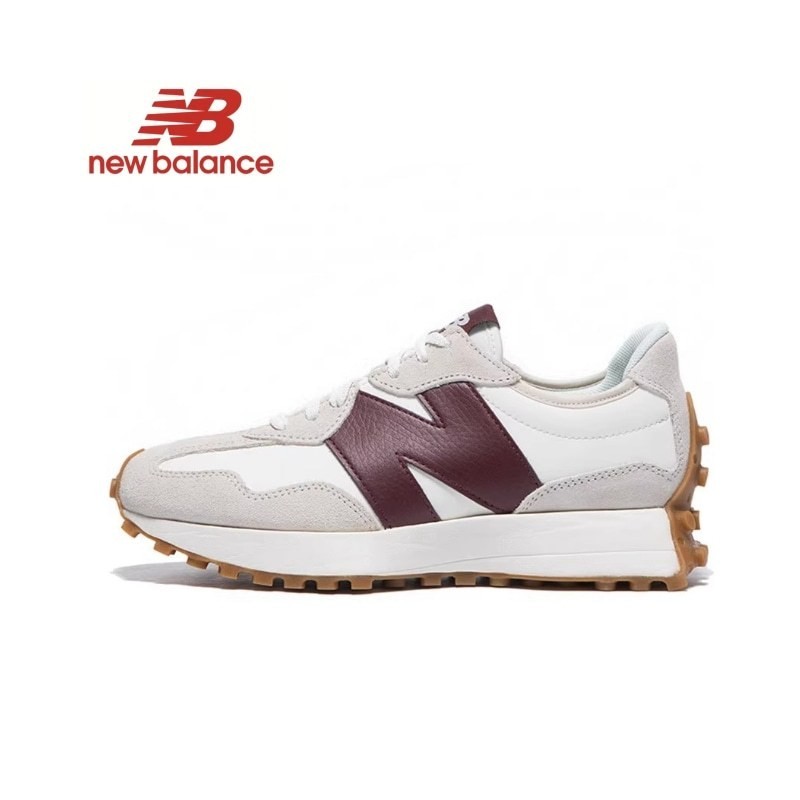 💥ของแท้ 100%💥รองเท้ากีฬาชายและหญิงNew Balance NB WS327KA รองเท้ากีฬาสวมใส่สบาย แดงขาว ของแท้100%