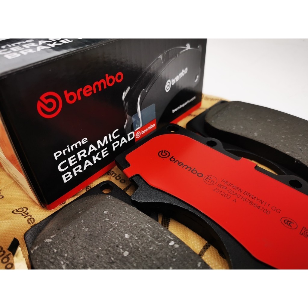 ผ้าดิสเบรคหน้า brembo สำหรับรถTOYOTA Vigo Champ,SmartCab,DoubleCab,Revo2wdPrerunner 15, Fortuner2wd 