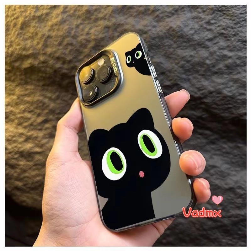 แมวดําเคสโทรศัพท์สําหรับxiaomi Redmi Turbo 3 13C 12C 11A 10C 9C A1 A2 9T 9A 9 6A K70 K60 K50 K40 Pro