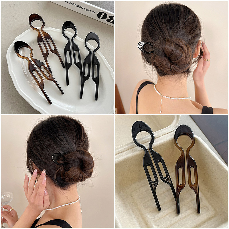 U-รูปแบบพกพาผม Pins Creative Simple คลิปผมอุปกรณ ์ เสริมผมแฟชั ่ นตกแต ่ งผม