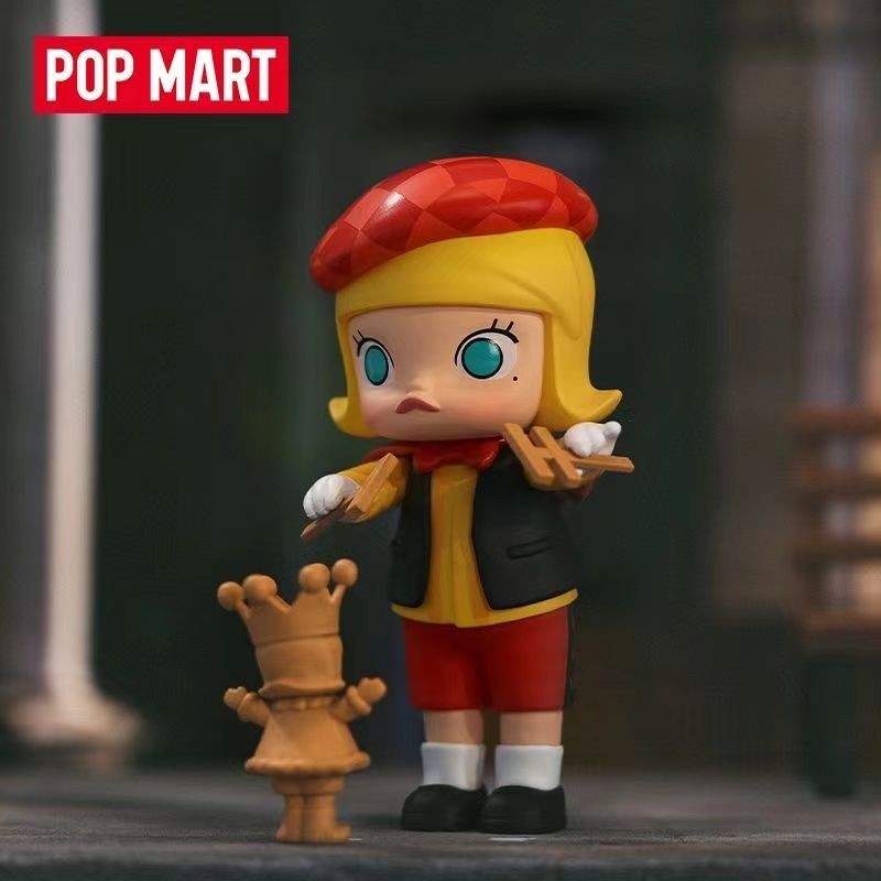 ของแท ้ POPMART POPMART MOLLY Fantasy Stray Series Figure Mystery Box Creative ของเล ่ นอินเทรนด ์