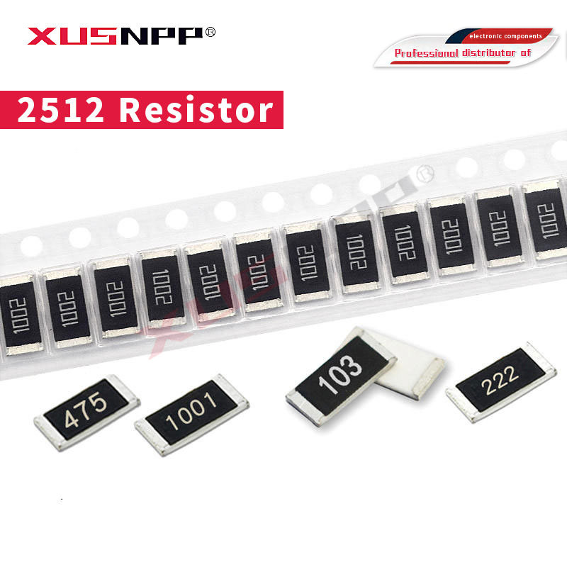 50 ชิ้น 2512 ชิป SMD ตัวต้านทานคงที่ 1 วัตต์ 0.1R 0.01R 0.05R 0.001R 0.0005R 0.33R 0.5R 1R 0R 10R 10