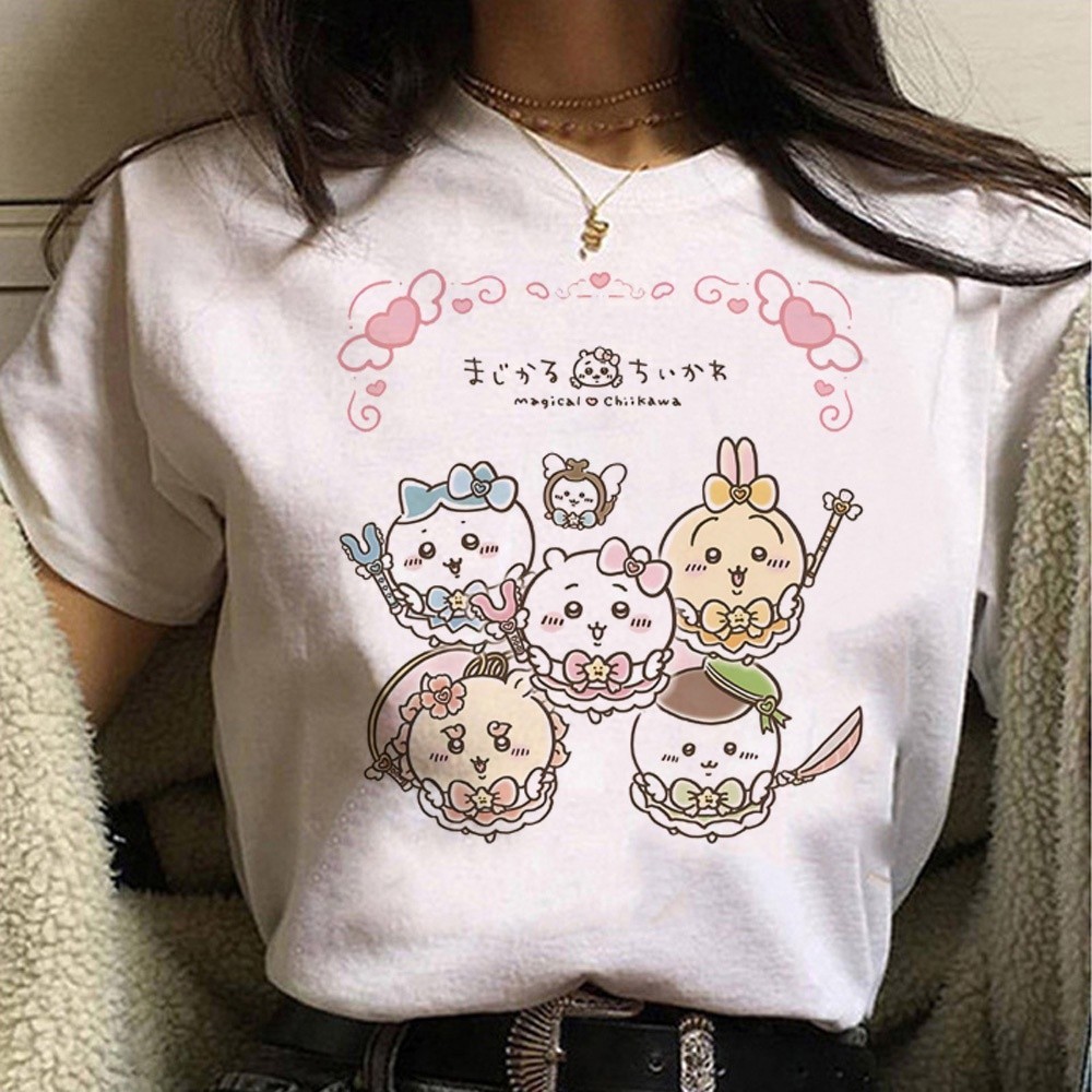 Chiikawa Tee women summer t-shirts female funny 2000s clothes