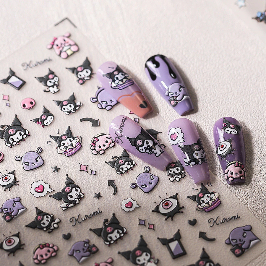 [Meow.Sensei] Iron New Craft ญี่ปุ่นน่ารักการ์ตูนบาง Tough สติ๊กเกอร์ติดเล็บ pro Frosted บางโปร่งใสกาวสติ๊กเกอร์ติดเล็บ DP388