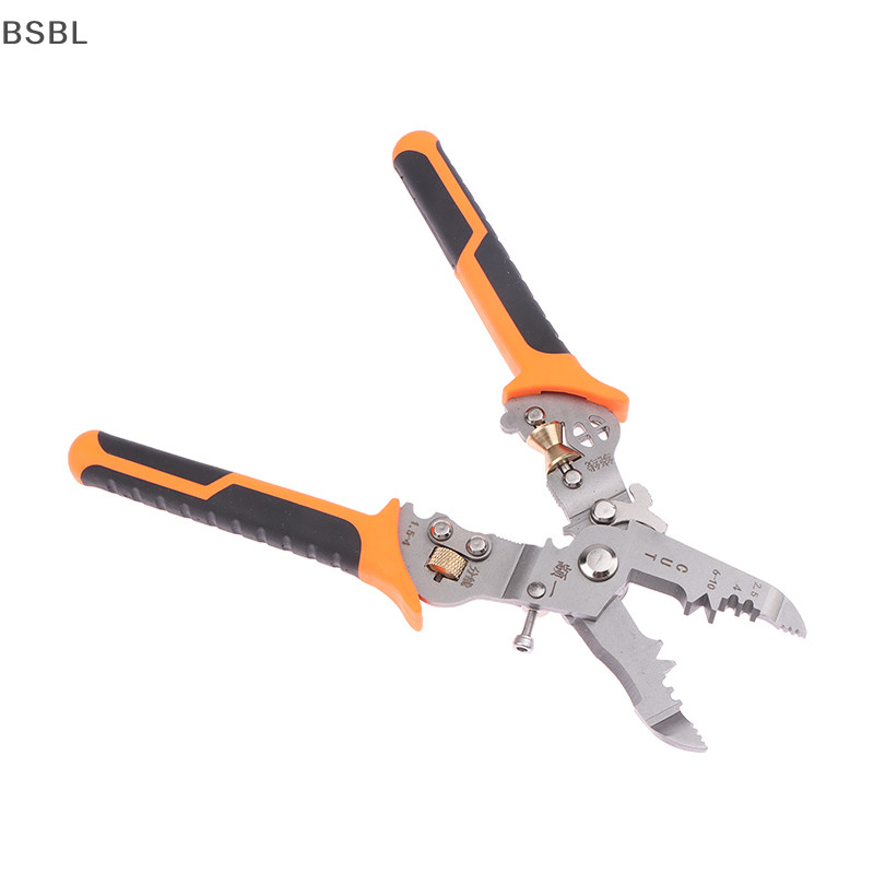 Bsbl 10 In 1 คีมลวด al ช่างไฟฟ้า Peeling ในครัวเรือนสายเคเบิลเครือข่าย Wire Stripper Puller Stripper เครื่องมือ BL