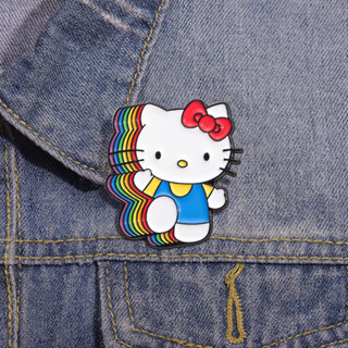 Rainbow น ่ ารักแมวเคลือบเข ็ มกลัดแฟชั ่ นเสื ้ อผ ้ าอุปกร…