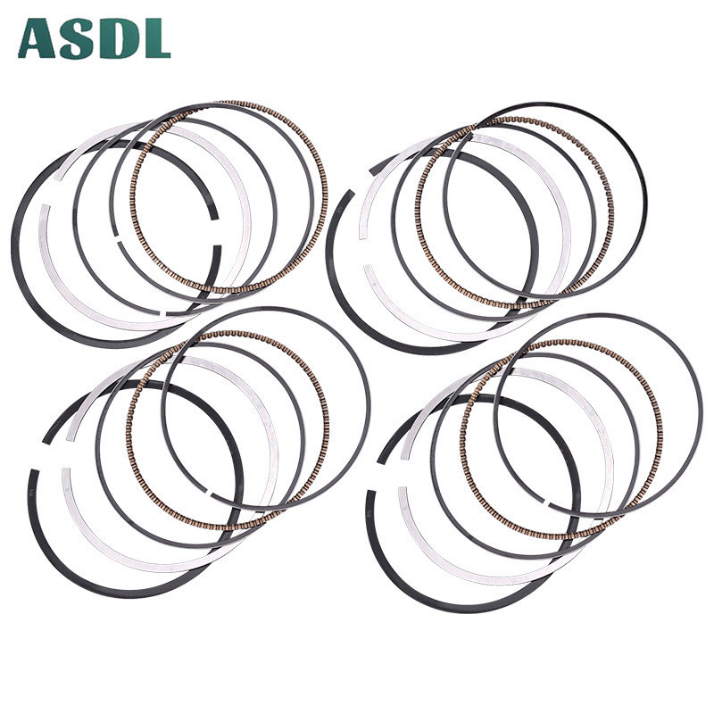 Asdl 4 ชุด 65.5 มม.แหวนลูกสูบรถจักรยานยนต์สําหรับ Yamaha FZ6N YZFR6 SR R6S XCB FZ-6-FZS6VC 2006