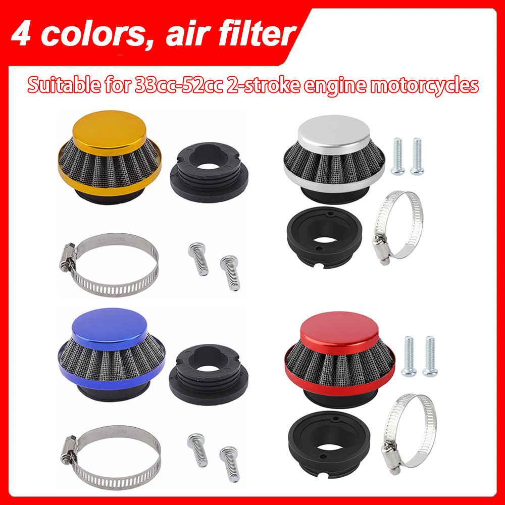 ปรับขนาดได้ 4 สีกรองสําหรับ 33cc 43cc 47cc 49cc 50cc 52cc Minimoto เครื่องยนต์ 2 จังหวะรถจักรยานยนต์