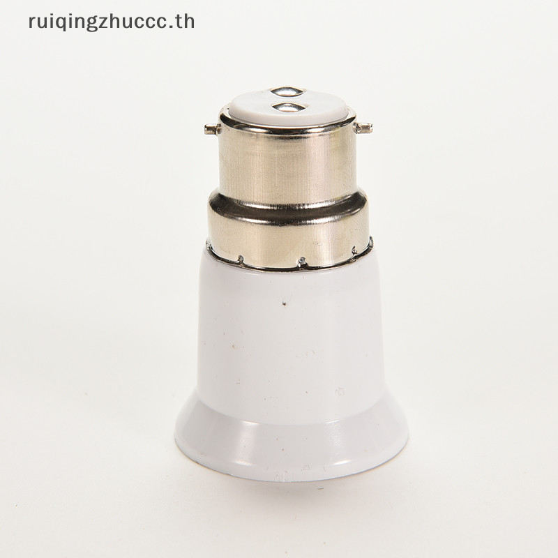 [ruiqingzhucc ] 1x Bayonet BC B22 ถึง ES E27 สกรูหลอดไฟอะแดปเตอร ์ Fitg Converter Holder [TH ]