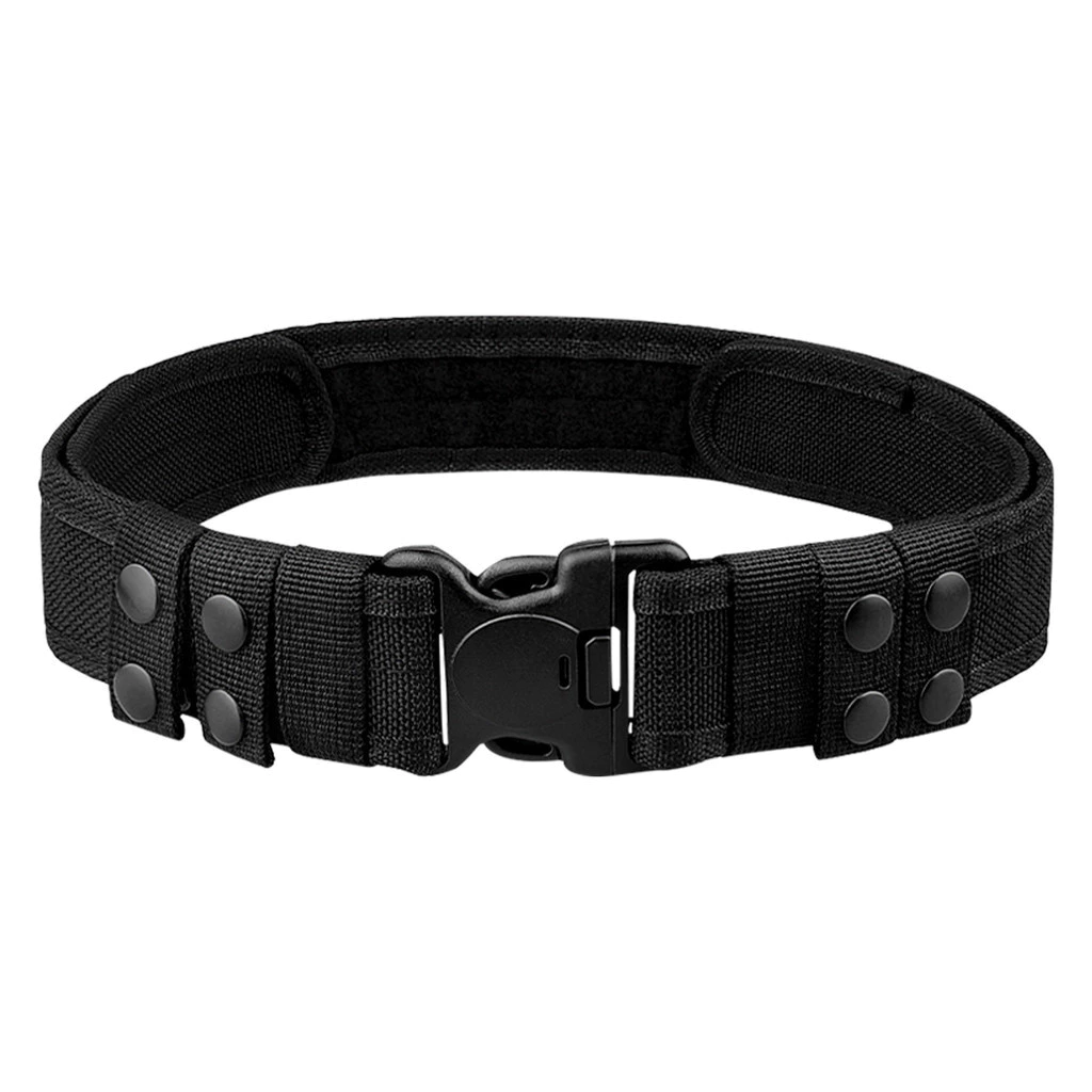 เข ็ มขัดผู ้ ชาย 5 ซม.กว ้ างปรับกลางแจ ้ ง Heavy Duty Combat เข ็ มขัดสายรัดไนลอนพร ้ อมหัวเข ็ มขัดพลาสติก