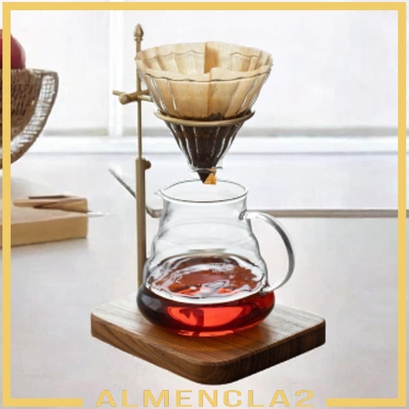[อัลเมนคลา2] กาแฟ หยด ยืนชุดเครื่องชงกาแฟปรับมือชงหยดกาแฟยืนไม้ หยด สําหรับบาร์สํานักงานบ้าน