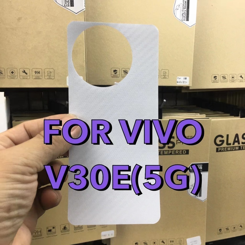 มาใหม่ๆ！ฟิล์มหลังเคฟล่า FOR VIVO V30(5G)/V30E(5G)/V30PRO(5G) ฟิล์มกันรอยด้านหลัง กันรอยขีดข่วน ตรงรุ่นพร้อมส่งจากไทย