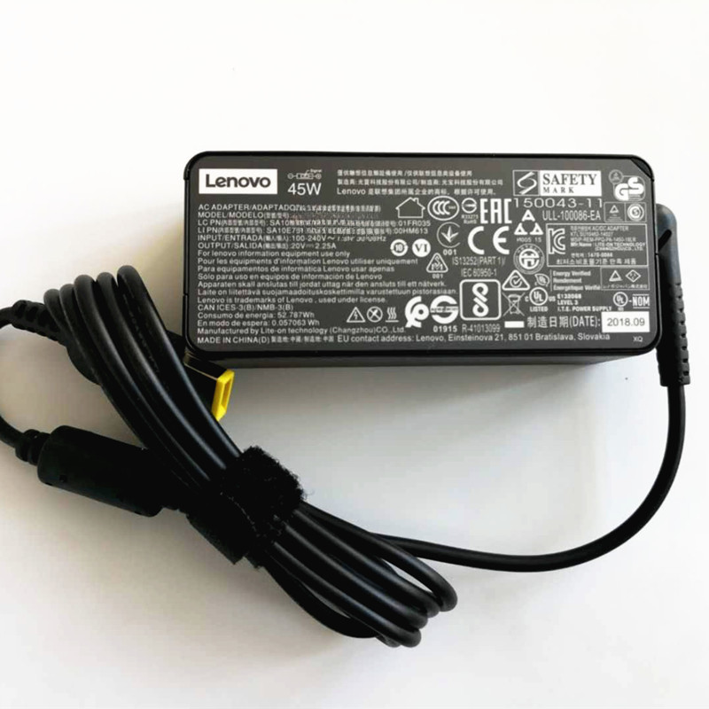 Lenovo ThinkPad X250/X240/X260/S2/S3/E431E450/E460 Notebook USB (ปากสี่เหลี่ยมพร้อมเข็ม) 20V 2.25A 4