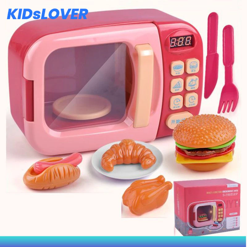 Kidslover ไมโครเวฟเด็ก ของเล่นจำลอง หมุนได้ มีเสียง มีไฟ