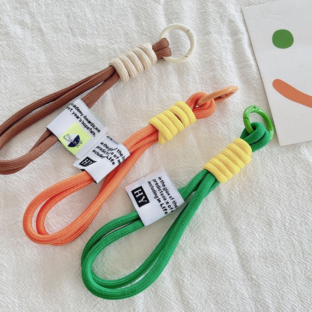 แฟชั่นถักเชือกเส้นเล็กพวงกุญแจ Unisex Anti-lost สายรัดข้อมือ Paracord Key แหวนสําหรับเคสโทรศัพท์แขวนกระเป๋า U Disk ขวด Pendnats ราคา ถูกที่สุด ดีลบีเคเค แกลเลอรีภาพที่ 4