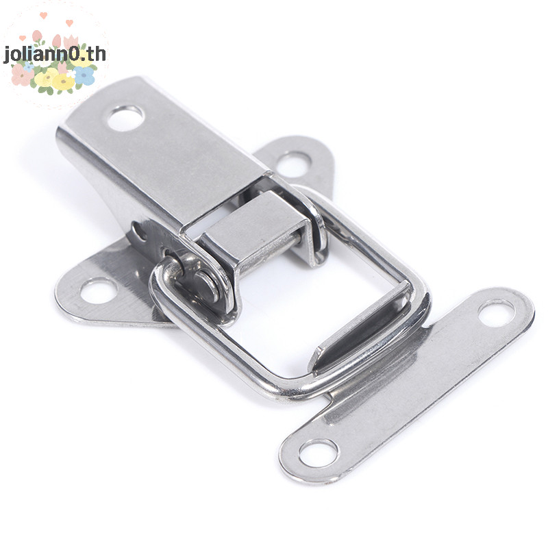 Joliann0 สแตนเลส 304 กล่องเครื่องมือล็อค hasps โลหะสลับจับ Clasp โหลดบานพับ th
