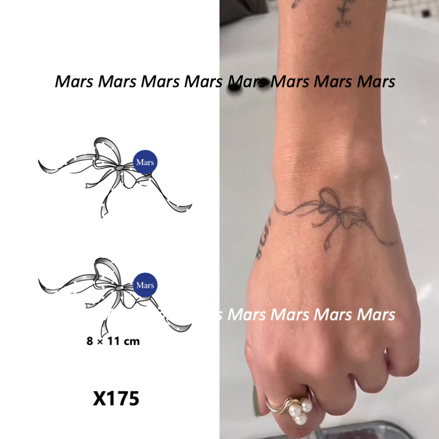 Mars Tattoo NEW Technology Magic - ติดทนนาน 2 สัปดาห์, รอยสักชั่วคราว, สติ๊กเกอร์รอยสัก, X175