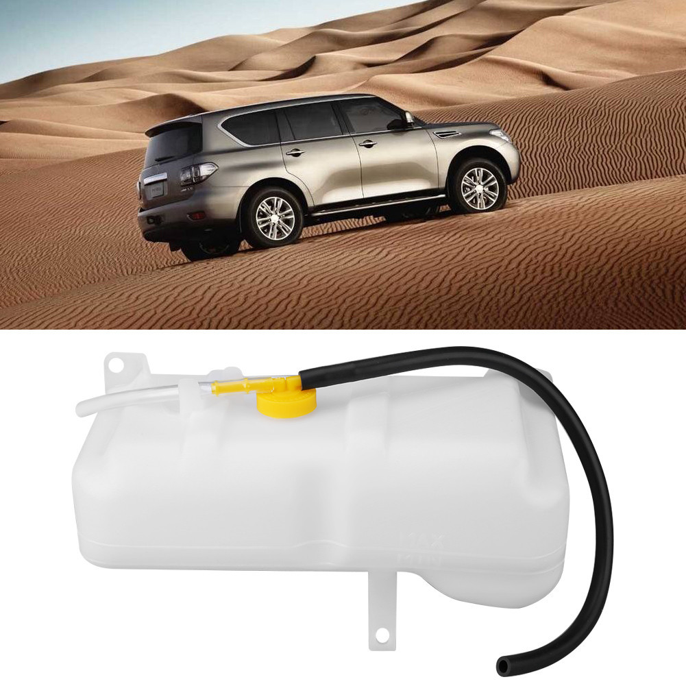 Coolant Overflow ขวดถัง Dual ท่อ OE 17931-NI020DO Fit สําหรับ Nissan Patrol GQ/Ford Maverick 88-94