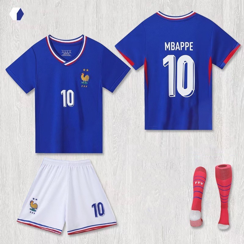 3ชิ้น/เด็กฟุตบอลย์ชุดเสื้อฟุตบอลสําหรับเด็กชุดฝึกอบรม