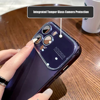 ใหม่ag Slim MatteสําหรับiPhone 16 Pro Max Blingชุบกันชนกระจกป้องกันกล้องสําหรับiPhone 12 13 14 15 16Pro Maxกรณี