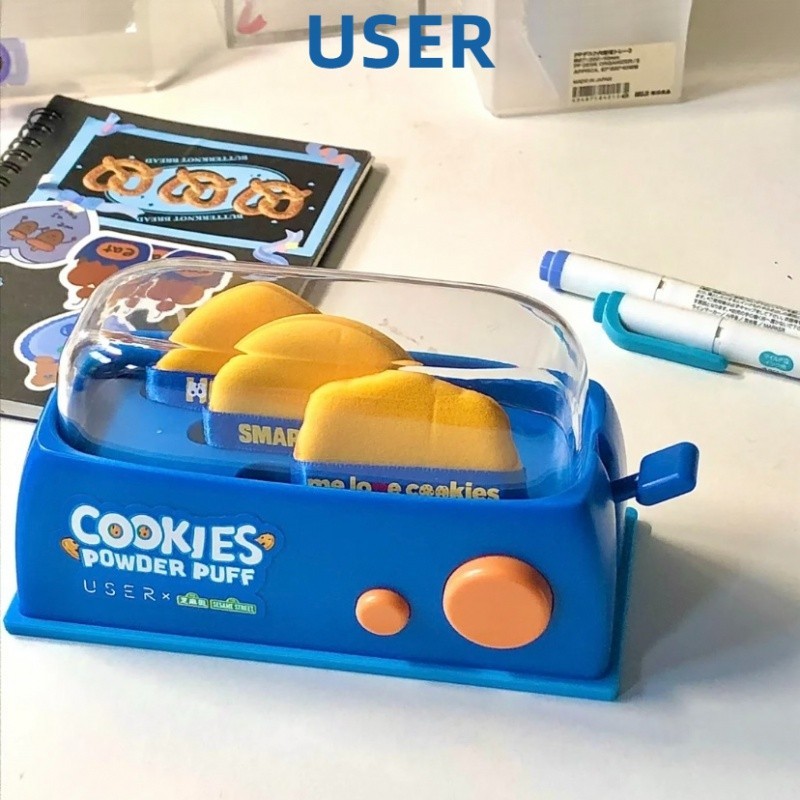 USER แป้งพัฟเครื่องขนมปังไม่ง่ายที่จะกินแป้งแต่งหน้าใสและโปร่งใส