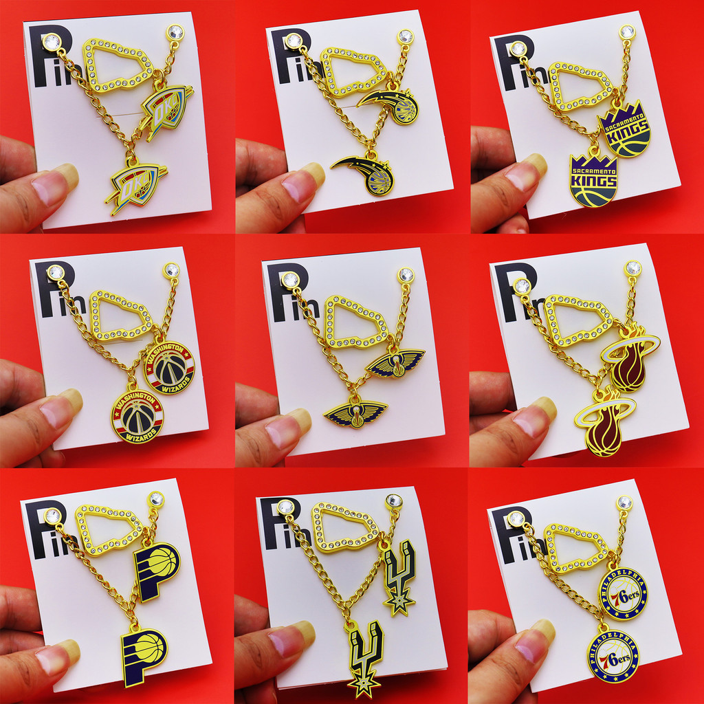 Era Hat Pins NBA Hat Jewelry Cap Chain Enamel Badge Hat Pin QCLV