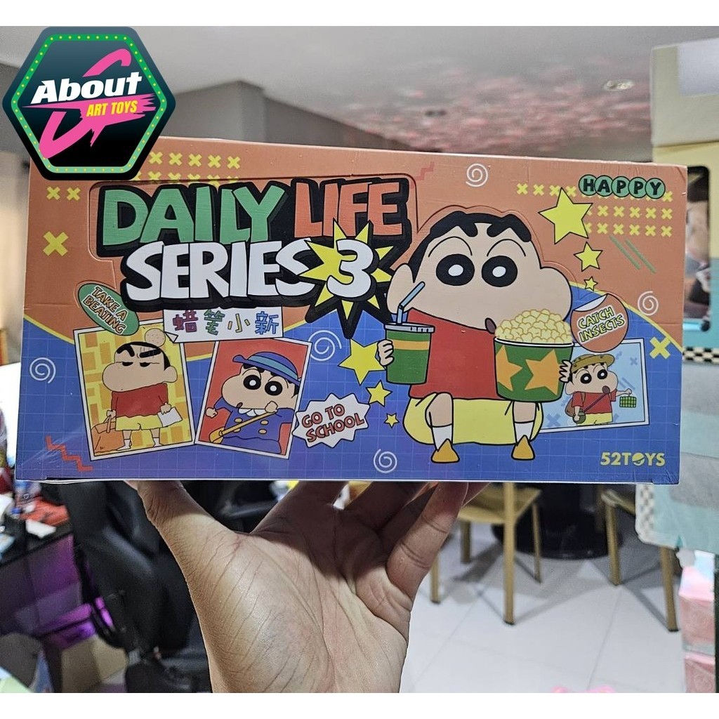 พร้อมส่ง Crayon Shinchan Daily Life Series 3 ของแท้ By 52Toys