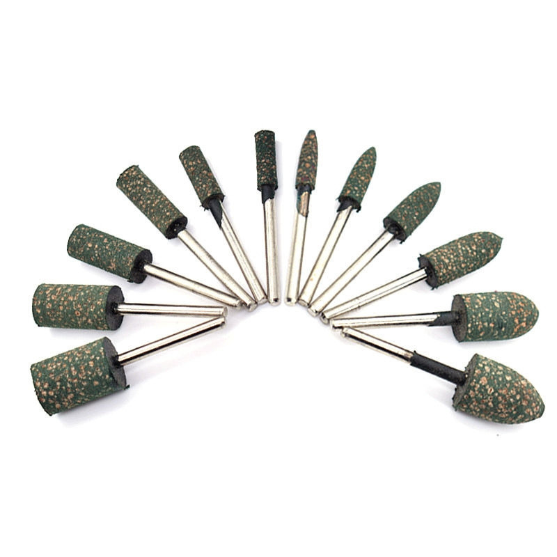 ลูกขัดยางเขียวทรงกระบอก,ทรงบัว ลูกขัดยางทรงกระบอก,ดอกยางขัดเงา,ดอกเจียรเงา แกน 3 มิล - รูปที่ 5