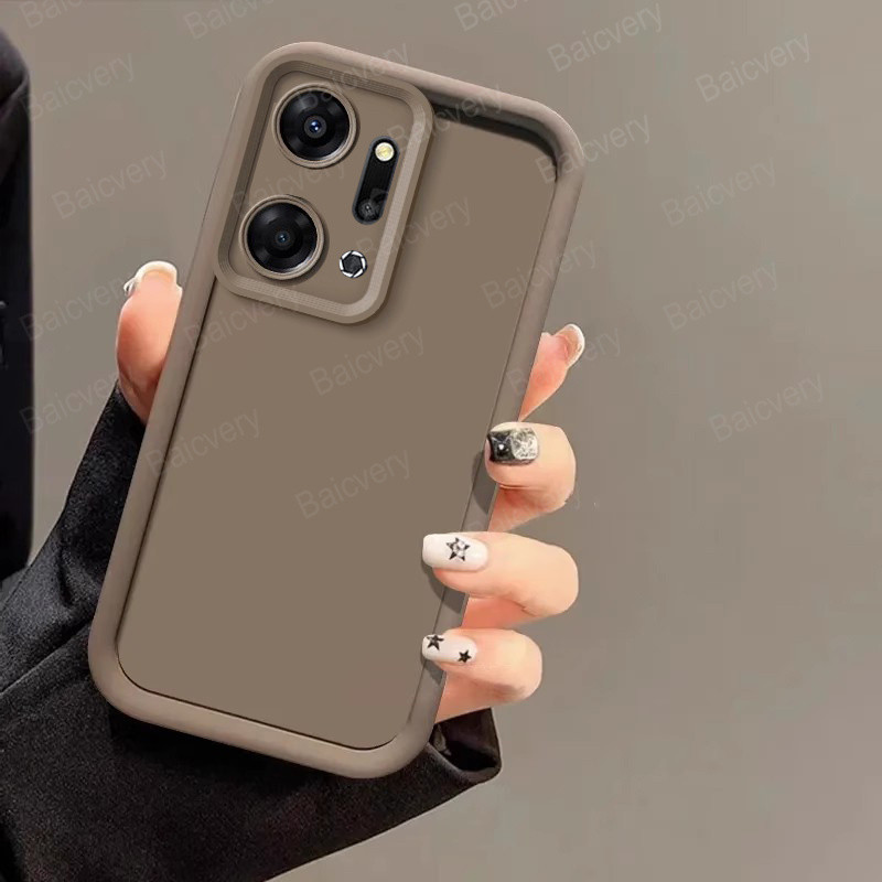 ปลอกสําหรับ Honor X7A RKY-LX1 RKY-LX2 RKY-LX3 ออกแบบใหม่ที่มีสีสัน Simple Case Matte Soft TPU ป้องกั