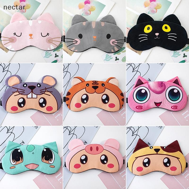 Tar Sleeping Eye Cover Mask Sleep น่ารัก Night Dream หน้ากากผ้าพันแผล Sort Pikachu Blindfo N
